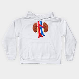 human Kidney anatomy Kids Hoodie